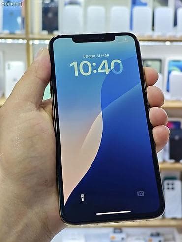Elektronika: IPhone X, 64 GB, Black Titanium, Face ID — 1