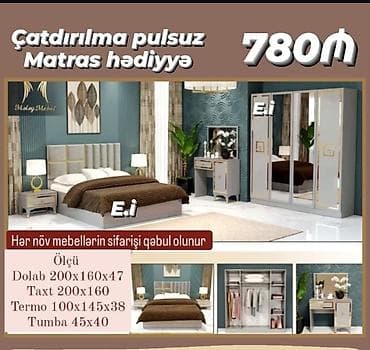 saray mebel: İkinəfərlik çarpayı, Yeni — 1