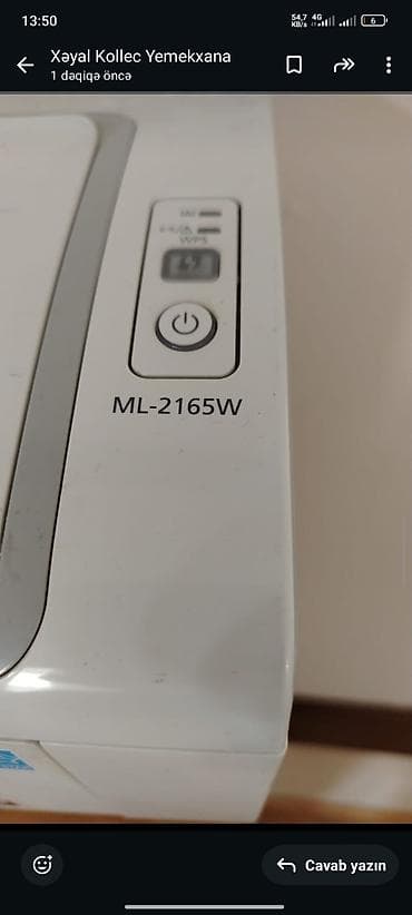 bambu lab a1: Samsung ML-2165W mono lazer printer - Kompakt ölçü və masaüstü üçün — 1