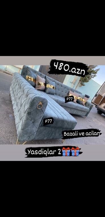 divan ustu: Künc divan, Yeni, Açılan, Bazalı, Ünvana pulsuz çatdırılma — 1