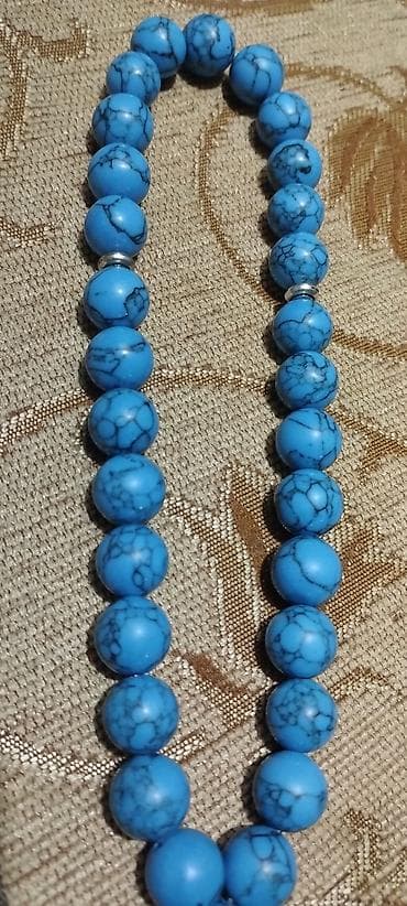 Çantalar: Təsbeh dəsti – müxtəlif təbii daşlardan firuzə qara əqiq dur nəcəf — 2