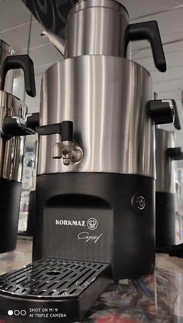 samavar: Samovar elektrik samovar Korkmaz Turk istehsali 5 litr su 2 litr cay — 4