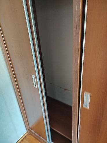 Ev üçün mebel: İşlənmiş, 4 qapılı, Qəhvəyi, Kupe, Düz dolab — 6