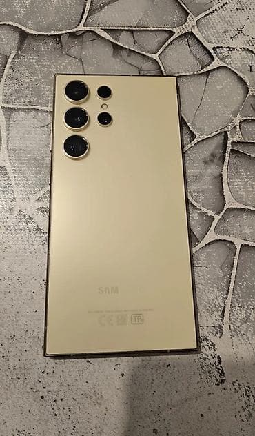 ikinci el telefonlar kreditle iphone: Samsung Galaxy S24 Ultra, 256 GB, rəng - Sarı, Zəmanət, Sensor, Barmaq izi — 1