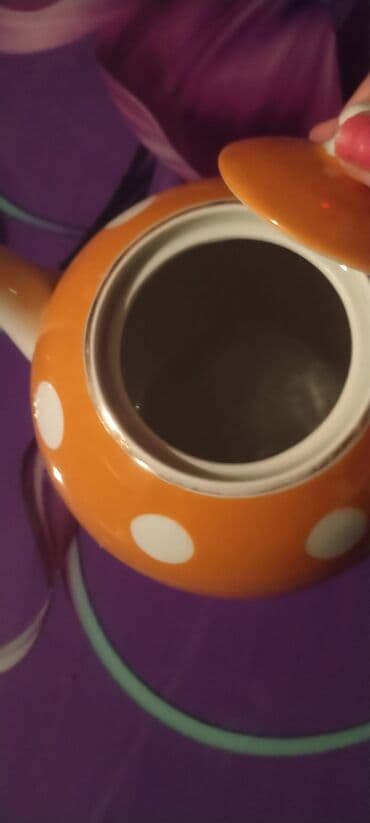 parnoy nədir: Yeni, rəng - Narıncı, Dəm caydanı, Keramika — 2