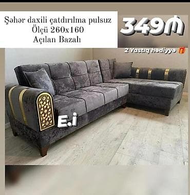 ucuz divan satilir: Künc divan, Yeni, Açılan, Bazalı, Parça, Şəhərdaxili pulsuz çatdırılma — 6