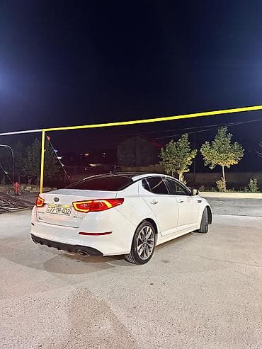 masin sat: Kia Optima (ağ rəng), sedan, SX GDi - Kuzov: 4 qapılı sedan, ağ rəng — 2