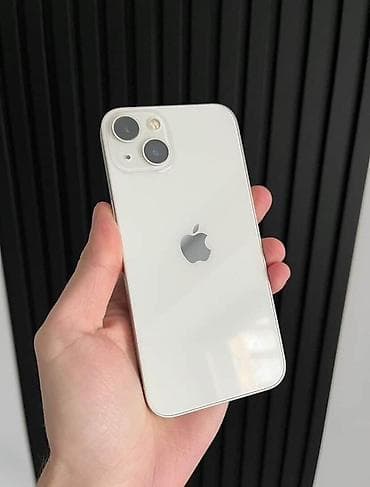 IPhone 13, 128 GB, Ağ, Zəmanət, Face ID