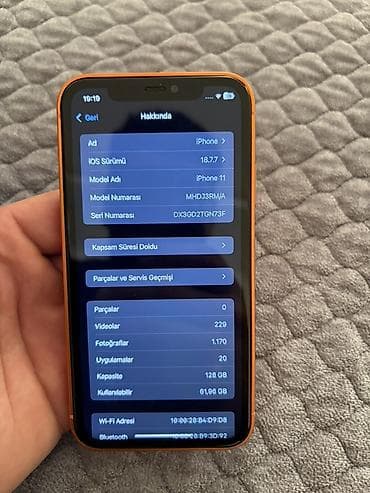 galaxy a 10: IPhone 11, 128 GB, Narıncı, Face ID — 5