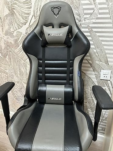 Офисные, игровые кресла: С колесиками, Рукояти регулируются, Кожзаменитель — 6