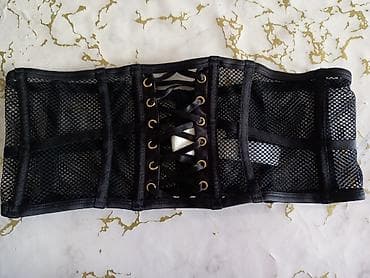 Qara mesh korset/kəmər - Material: nəfəsalan şəbəkə (mesh) parça və lalafo.az -da Qara mesh korset/kəmər - Material: nəfəsalan şəbəkə (mesh) parça və