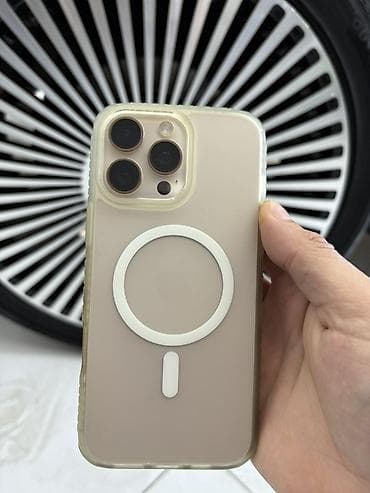 ıphon: IPhone 16 Pro Max, 256 GB, Desert Titanium, Zəmanət, Simsiz şarj, Face ID — 2