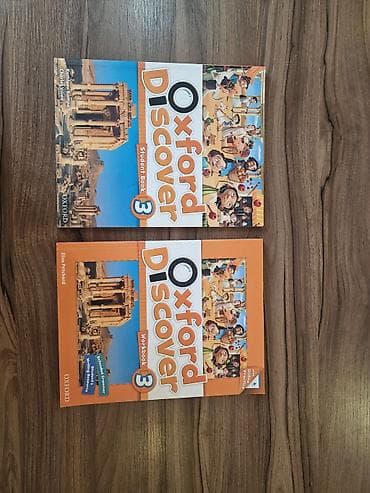 Kitablar və jurnallar: Oxford Discover 3 – Student’s Book + Workbook dəsti, 191 və 175 səh — 1