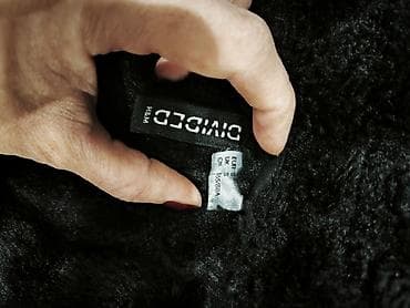 xəz: Dublonka -----Qara rəngli süni xəzli qadın kürkü/jaketi - Model — 6