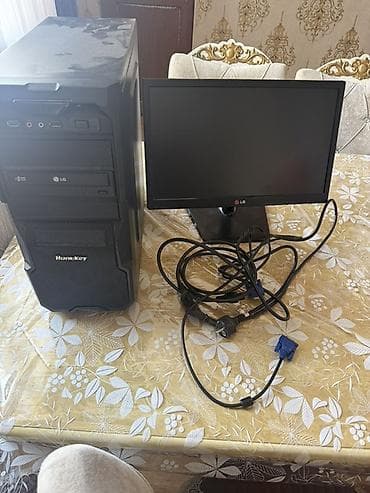 hart disk: Masaüstü kompüter dəsti – Hunkey korpus + LG monitor Tərkib: - Hunkey — 5