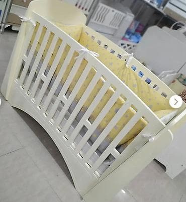 intex matras: Körpələr üçün beşik çarpayı. Zərif krem rəngdə hazırlanmış bu uşaq — 4