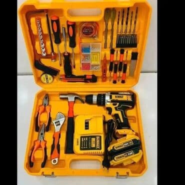 отсев 2: Новый Набор с дрелью, предметов: 118, Ударная дрель — 1