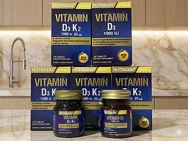 e vitamini qiyməti: Keyfiyyətli Vitamin D3 + K2 (120 Tablet) – Sağlamlığınız üçün mükəmməl — 1