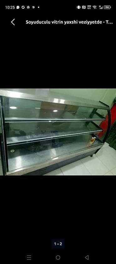 ‼️ vitrin soyducu satilir Tam islekdir 💰430 azn endirim yoxdur ‼️‼️‼️