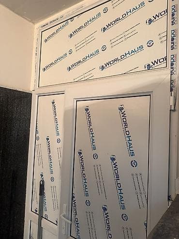 islenmis plastik qapi: PVC qapı-pəncərə sistemi - Brend: WorldHaus profil sistemi - — 3