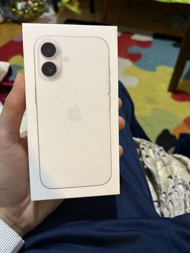 IPhone 16, 128 GB, Ağ, Simsiz şarj, Face ID, Sənədlərlə lalafo.az -da IPhone 16, 128 GB, Ağ, Simsiz şarj, Face ID, Sənədlərlə