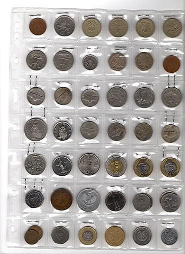 lira: Kolleksiya üçün müxtəlif dövrlərə aid metal sikkələr toplusu Təsvir — 5