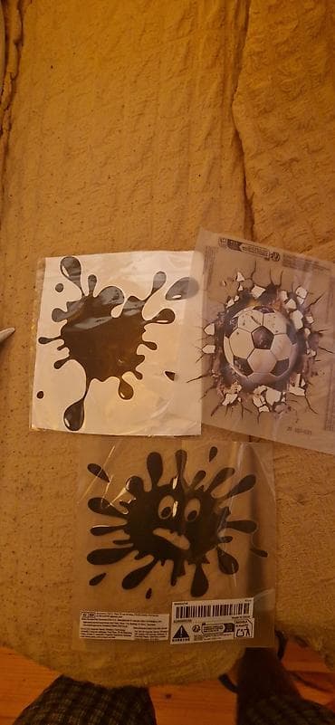 Divar üçün 3D dekoratif stikerlər dəstiavtomobil ücün - Növ: Öz-özünə