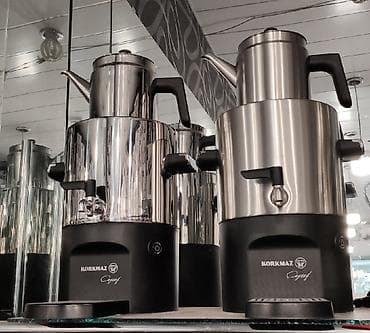 samavar: Samovar elektrik samovar Korkmaz Turk istehsali 5 litr su 2 litr cay — 2