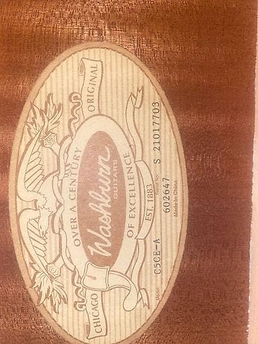 Книги и журналы: Washburn C5CE-A klassik gitara - Brend/model: Washburn C5CE-A — 2