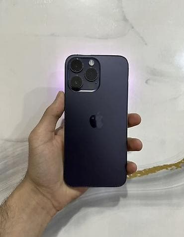 ipad air 2: IPhone 14 Pro Max, 128 GB, Deep Purple, Simsiz şarj, Face ID — 4