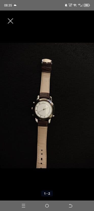 qadın qol saatları: İşlənmiş, Qol saatı, rəng - Gümüşü — 2