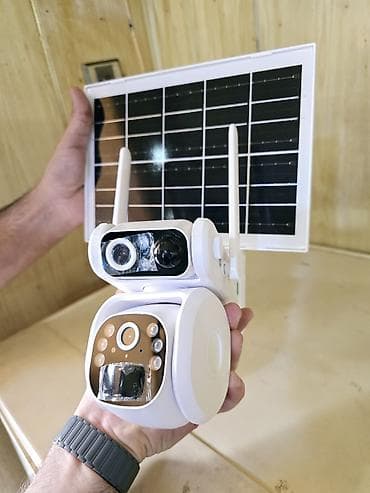 dgi mikrofon: 4g solar 2 kamera ptz 360° smart + 64gb Günəş panelli, iki antenalı — 3