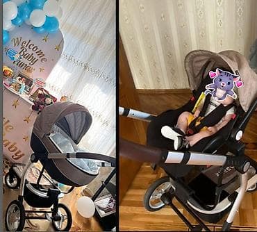 Uşaq geyimi və ayaqqabıları: Kalyasqa sumkasi var. Problemi yoxdur. Qiymet 60 azn Unvan Nerimanov — 2