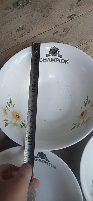 bosqab desti: Boşqablar, rəng - Ağ, Keramika — 5