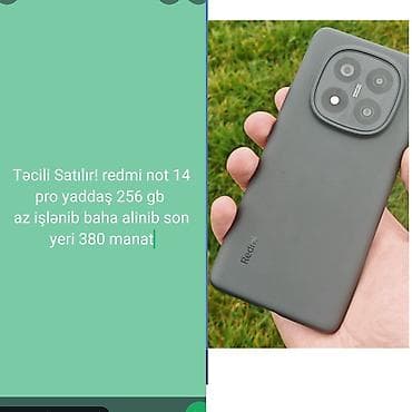 Redmi Note 14 Pro, 256 GB, rəng - Qara