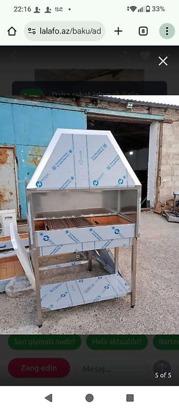 Paketləmə aparatları: Kabab Manqallarin ve Havalandirma Sistemlerin Hazirlanmasi, Her Ölçüde — 1