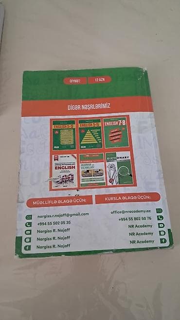 ingilis dili qrammatika: İngilis dili “Grammar and Vocabulary” kitabı — 1