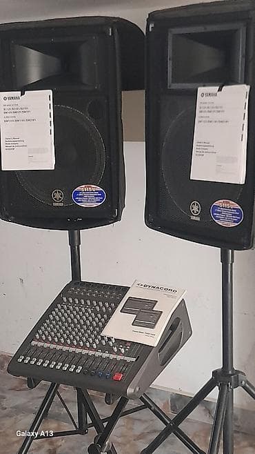 dynacord 2: Dynacord PowerMate 1000/1600 gücləndiricili mikser + Yamaha S115V — 2