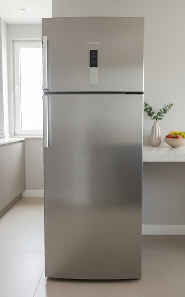 wolt əlaqə nömrəsi: 2 qapılı Bosch Soyuducu Satılır, rəng - Gümüşü — 2