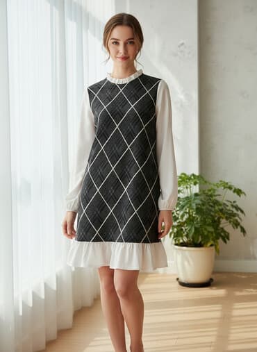 vadalaska trendyol: Gündəlik don, Midi, S — 1