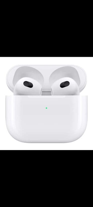 airpods qulaqciq: Yeni Simsiz (Bluetooth) Qulaqcıqlar, Apple, rəng - Ağ — 1