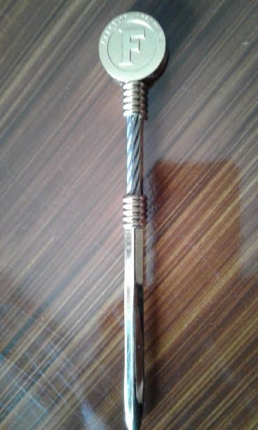 brilok: "Franklin offshore" markalı suvenir bıcağı və açarlığı (breloku) — 6