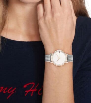 Toy paltarları və aksesuarları: Yeni, Qol saatı, Tommy Hilfiger, rəng - Gümüşü — 4