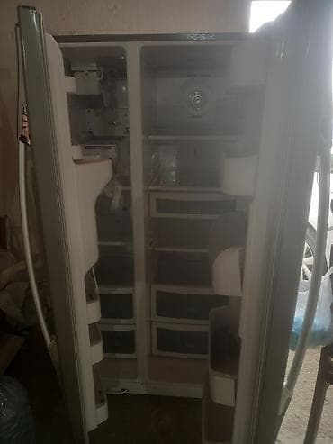 borofone be28 plus: Side-by-Side tipli iki qapılı soyuducu - Rəng: boz/metalik - Ön — 2