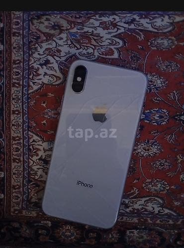 IPhone X, 64 GB, Gümüşü, Face ID