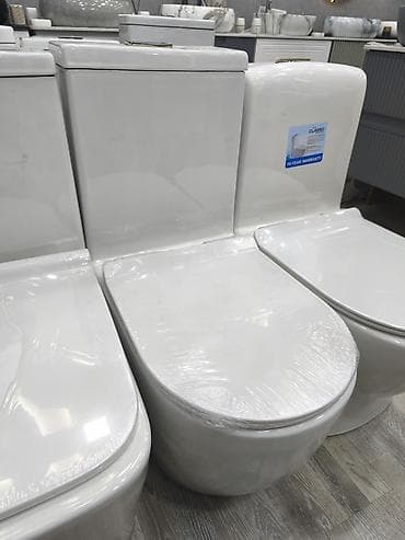 Asma tipli unitaz (komplekt) - Müasir, minimalist dizayn – oval