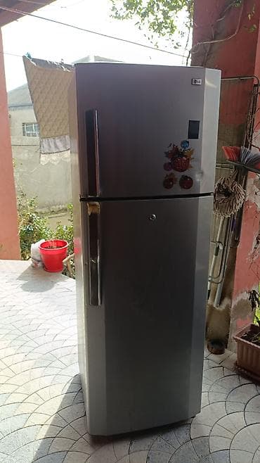 ucuz soyducular: İşlənmiş 2 qapılı LG Soyuducu Satılır, rəng - Gümüşü — 1