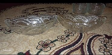 Kristal sirniyyat meyvə- konfet qabi 2 eded qiymeti 60 manat gorduyun