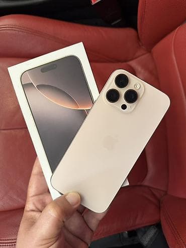 IPhone 16 Pro Max, 512 GB, Desert Titanium lalafo.az -da IPhone 16 Pro Max, 512 GB, Desert Titanium