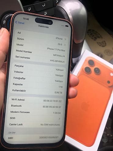 kabro telefon: IPhone 17 Pro Max, 1 TB — 3